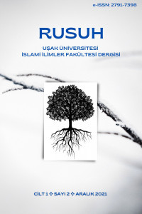 RUSUH Uşak Üniversitesi İslami İlimler Fakültesi Dergisi